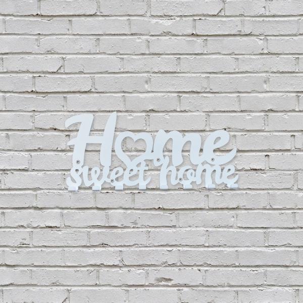 Home Sweet Home fém fogas fehér 5