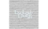 Live Love Laugh fogas fehér szinben 3