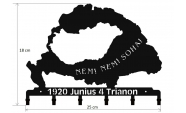 Trianon fém kulcstartó 6 akasztóval 3