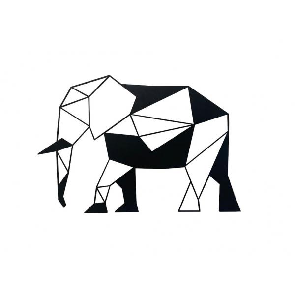 Minimalista Elefánt geometriai fali dekoráció 1
