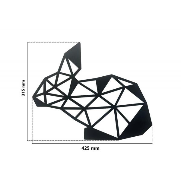 Minimalista Nyúl geometriai fali dekoráció 3