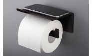 WC-papír tartó, fekete Model 1, 142x110x2.5 mm 2